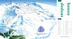 Parnassos Slopes-Ski Map / Χάρτης Πιστών-Σκι Παρνασσός