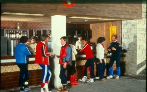 Ποτό μετά το σκι στην Φτερόλακκα, 1978